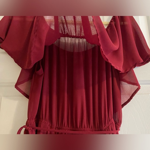 Long red dress - Picture 7 of 8